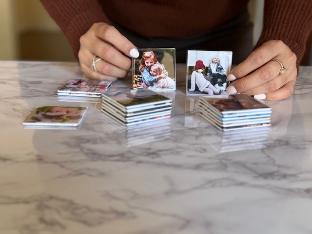 Custom Photo Magnets - 2 x 2” - set of 9